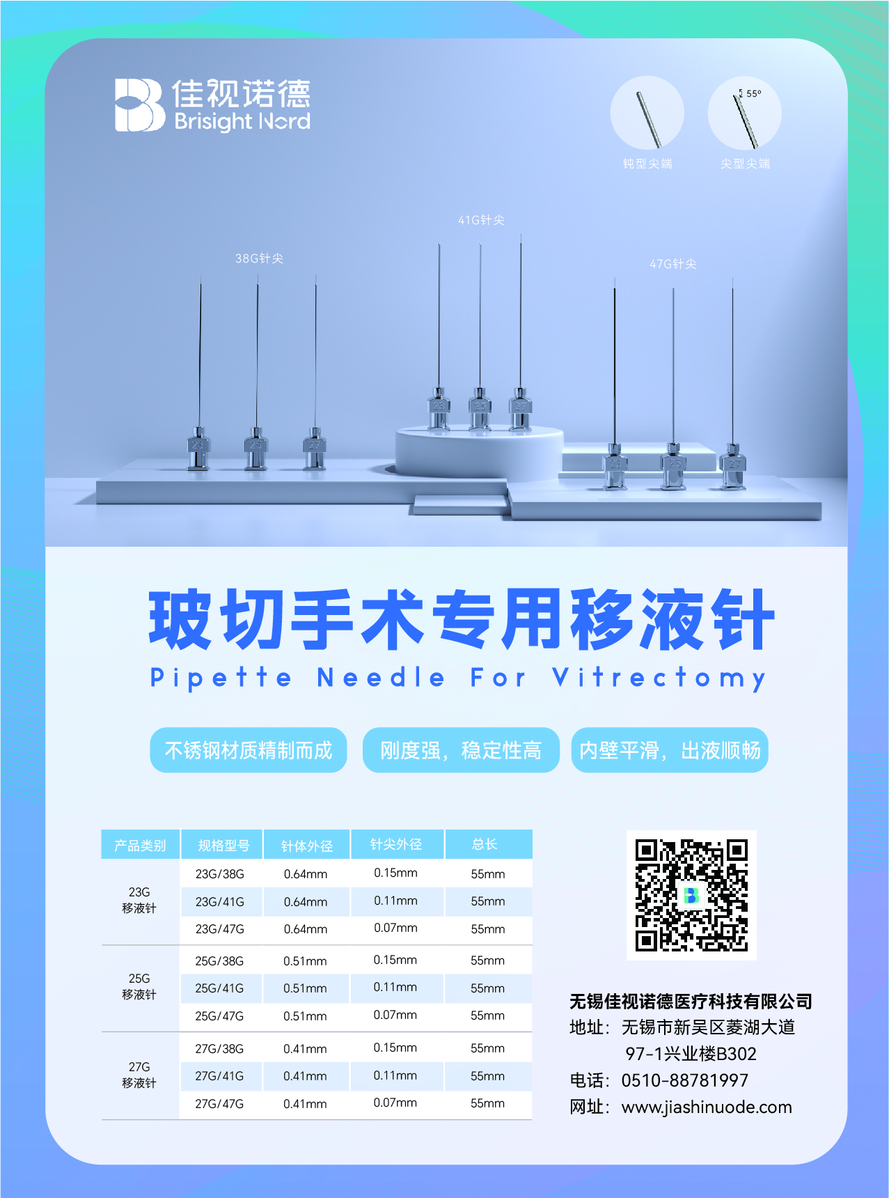 玻切手術專用移液針